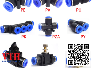 Đầu nối ống hơi khí nến PV