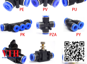 Đầu nối ống hơi khí nến PY