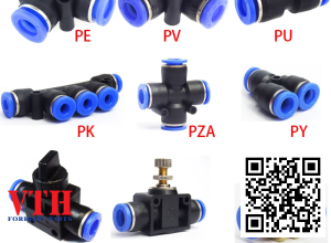 Đầu nối ống hơi khí nến HVFF