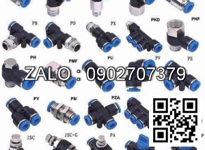 Đầu nối ống hơi khí nến PA