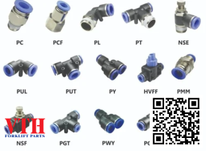 Đầu nối ống hơi khí nến NSC