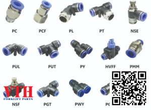 Đầu nối ống hơi khí nến PXT