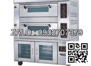 Lò nướng bánh bằng Gas 2 tầng 6 khay LDO-206G
