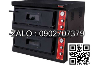 Lò nướng bánh Pizza 2 tầng DR-2-4 (Dùng điện)