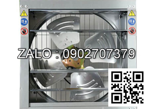Quạt hút gió công nghiệp HVT 500, kích thước 500x500x300mm, công suất 0.25kw, vật liệu: tấm thép mạ kẽm, bộ cánh: inox 304, cua mo cánh lá xếp, lưu lượng: 6000 m3/h, tốc độ: 1400 vòng/phút, điện áp: 1 pha/ 220V