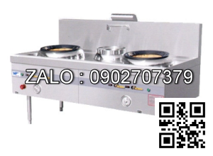 Bếp á 2 họng 1 nồi nước đánh lửa tự động RESTOP