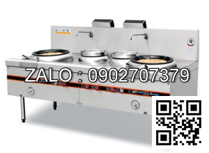 Bếp á 2 họng 2 nồi súp (có quạt thổi) Kingbetter SSSS-001