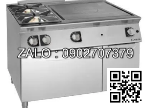 Bếp Âu 2 họng kèm mặt nấu phẳng dùng gas Giorik TG76FTL