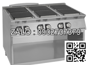 Bếp Âu 6 họng mặt vuông dùng điện Giorik CE76QG