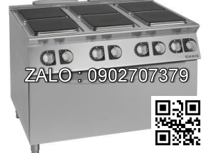 Bếp Âu 6 họng mặt vuông dùng điện Giorik CE76QH