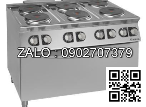 Bếp Âu 6 họng mặt tròn dùng điện Giorik CE76TH
