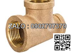 Đầu nối 3 đầu ren ngoài Thau 82mm = 2-3/4