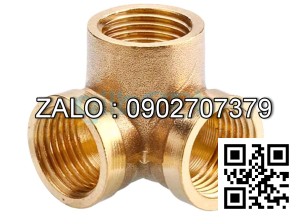 Đầu nối 3 đầu ren ngoài Thau 82mm = 2-3/4