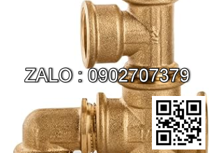 Đầu nối 3 đầu ren ngoài Thau 82mm = 2-3/4