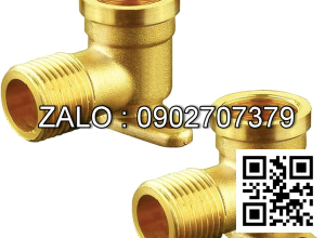 Đầu nối 3 đầu ren ngoài Thau 82mm = 2-3/4