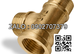 Đầu nối 3 đầu ren ngoài Thau 82mm = 2-3/4