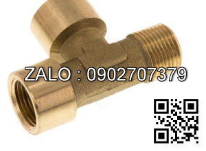 Đầu nối 3 đầu ren ngoài Thau 54mm = 1-3/4