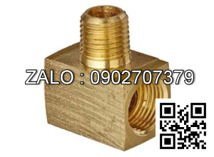 Đầu nối 3 đầu ren ngoài Thau 54mm = 1-3/4