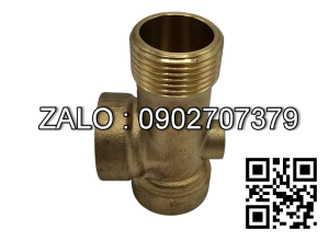 Đầu nối 3 đầu ren ngoài Thau 54mm = 1-3/4