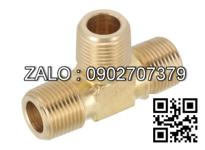 Đầu nối 3 đầu ren ngoài Thau = 3/8” x 1/8”