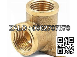 Đầu nối 3 đầu ren ngoài Thau = 3/8” x 1/8”