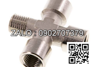 Đầu nối 3 đầu ren ngoài Thau = 3/8” x 1/8”