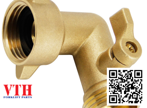 Đầu nối 3 đầu ren ngoài Thau = 3/8” x 1/8”