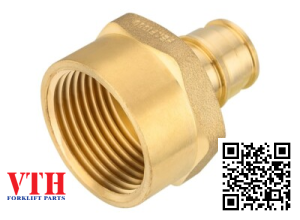 Đầu nối 3 đầu ren ngoài Thau = 3/8” x 1/8”