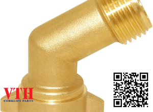 Đầu nối 3 đầu ren ngoài Thau = 3/8” x 1/8”