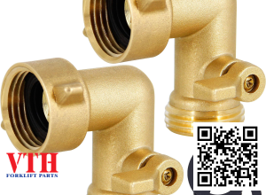 Đầu nối 3 đầu ren ngoài Thau = 3/8” x 1/8”