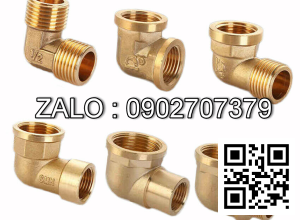 Đầu nối 3 đầu ren ngoài Thau = 3/8” x 1/8”