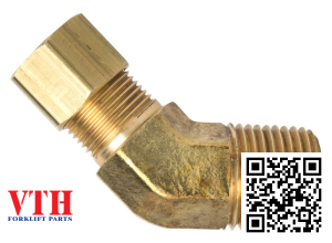 Đầu nối 3 đầu ren ngoài Thau = 3/8” x 1/8”