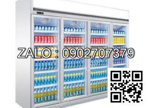 Tủ mát 2 cánh trưng bày siêu thị OKASU WSA13L2F