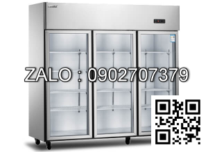 Tủ mát 3 cánh trưng bày siêu thị OKASU ZSG06L3F