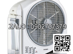 Quạt sạc loại 2 bình Kentom KT-9100