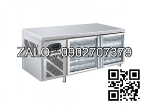 Bàn mát Pizza inox Okasu BS3D/PCF8/Z