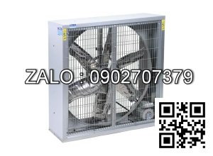 Quạt thông gió vuông gián tiếp 2 mặt lưới Super Win ZRA 1000 380V