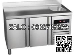 BÀN MÁT INOX SALAD ASBER GVL-200