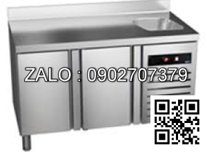 BÀN MÁT INOX SALAD ASBER GVL-225