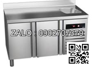 BÀN MÁT INOX SALAD ASBER GVL-254