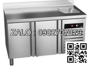 BÀN MÁT INOX NGĂN KÉO ASBER 145 LÍT GTP-6-150-12