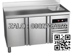 BÀN MÁT INOX NGĂN KÉO ASBER 268 LÍT GTP-6-117-12 R