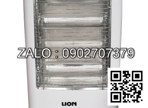 Quạt sưởi Halogen Lion Q10 3 bóng 1200w
