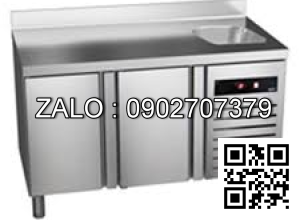 BÀN MÁT INOX SALAD ASBER GV-250