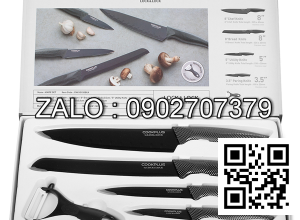 Bộ Dao Nhà Bếp 5 Món Cookplus Lock & Lock Ckk101S5Blk