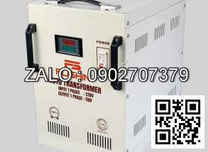 Biến ápt tự ngẫu 3P 380V/220V 40KVA - Dây Đồng - Nhản hiệu : Fushin
