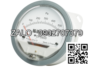 Đồng hồ đo chênh áp 0 - 600Pa