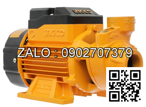 INGCO Máy bơm nước VPM3708 | máy bơm tăng áp 370W (0.5HP) chiều cao bơm 35m độ hút sâu 8m mô tơ dây đồng tăng áp lực đường ống nước bơm hóa chất [CHÍNH HÃNG][XSAFE]