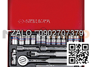 Bộ tuýp KING TONY 18 chi tiết 1/4