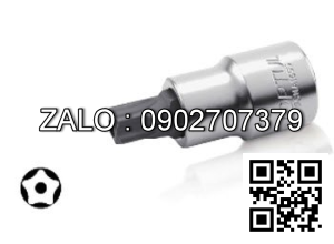 Đầu tuýp mũi hoa thị(torx) TOPTUL 1/2